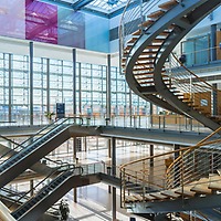 CCL: Blick ins Foyer mit Wendeltreppe CCL: Blick ins Foyer mit Wendeltreppe