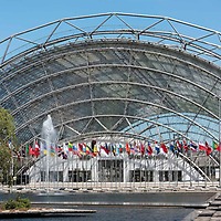 Außenansicht Glashalle 